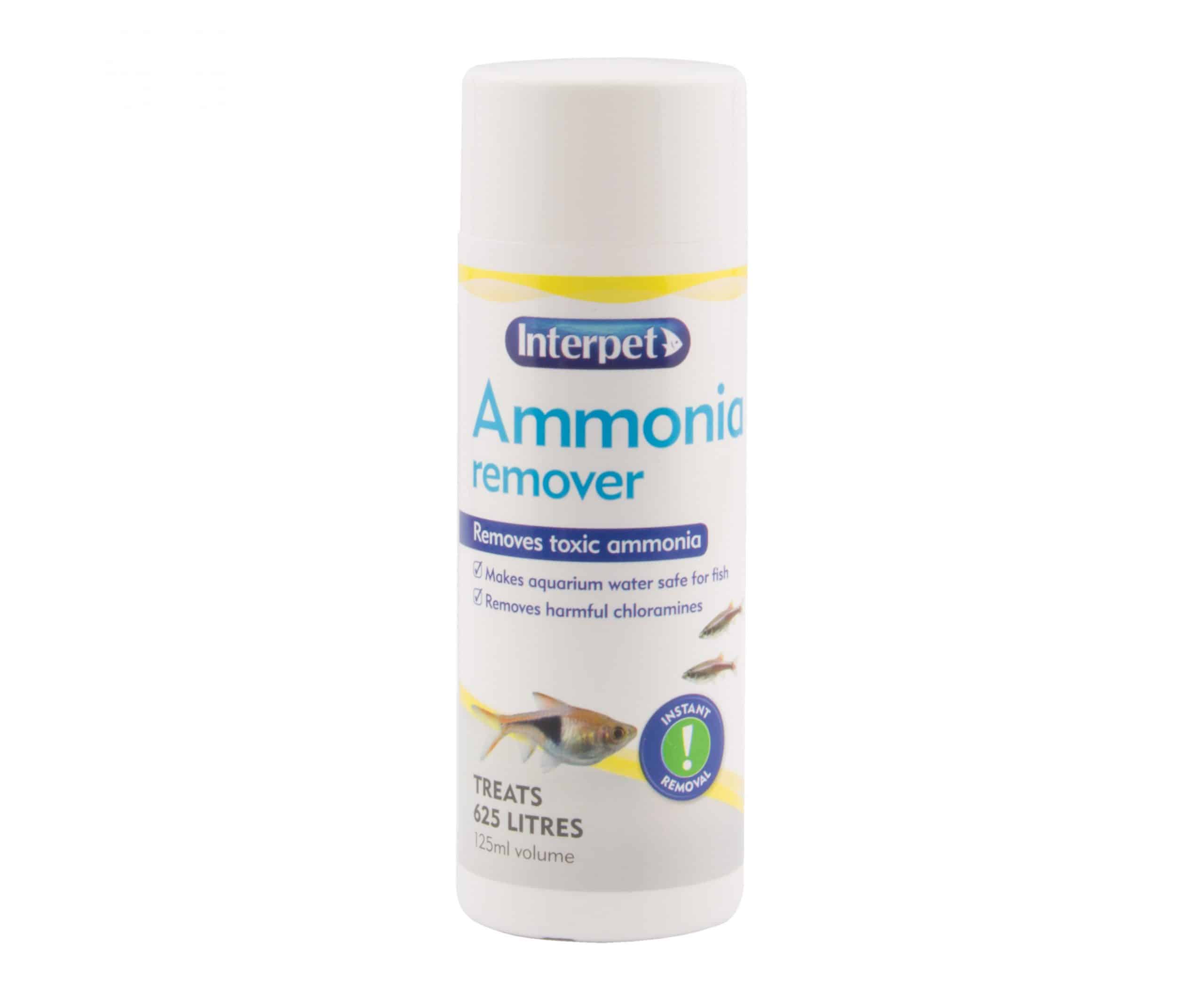 Ammonia treatment for fish
