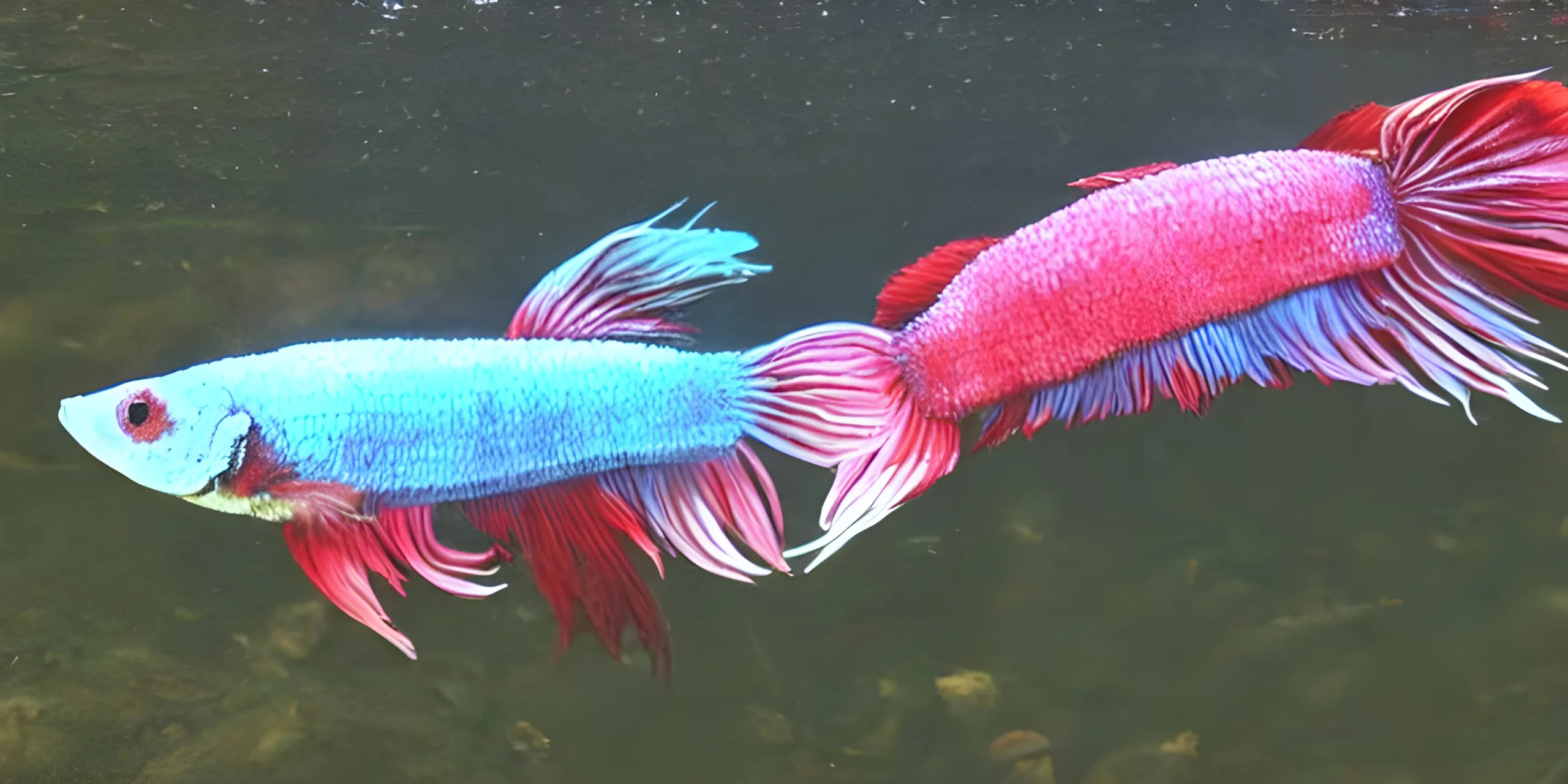 betta fish turning red