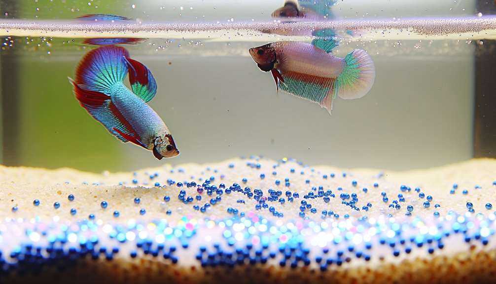 are betta beads safe for betta fish jpg picture of betta fish in a tank with betta beads.